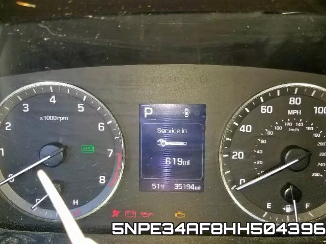 5NPE34AF8HH504396 фото 9