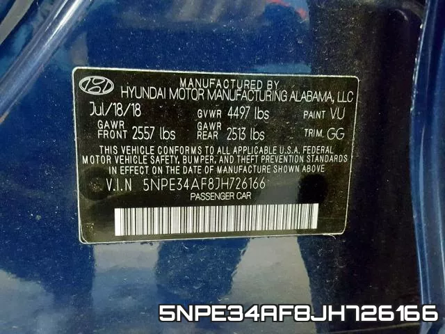 5NPE34AF8JH726166 фото 2