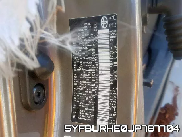 5YFBURHE0JP787704 фото 2