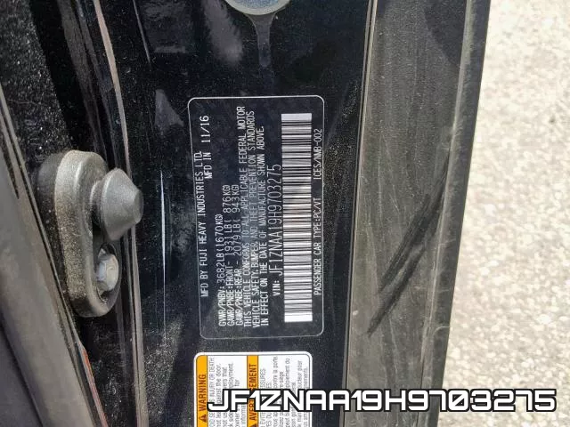 JF1ZNAA19H9703275 фото 2