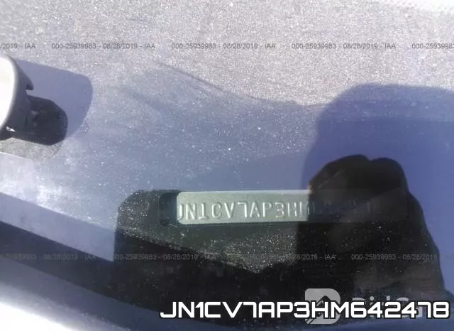 JN1CV7AP3HM642478 фото 10
