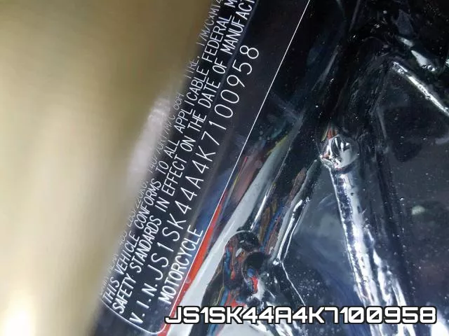 JS1SK44A4K7100958 фото 2