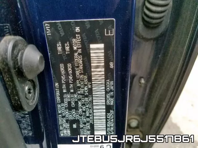JTEBU5JR6J5517861 фото 2