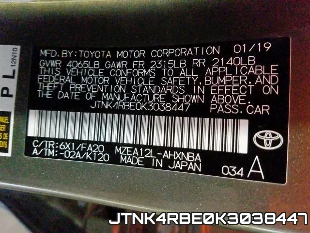 JTNK4RBE0K3038447 фото 2