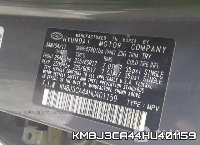 KM8J3CA44HU401159 фото 9