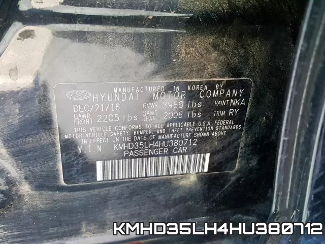 KMHD35LH4HU380712 фото 2