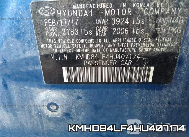 KMHD84LF4HU407174 фото 10