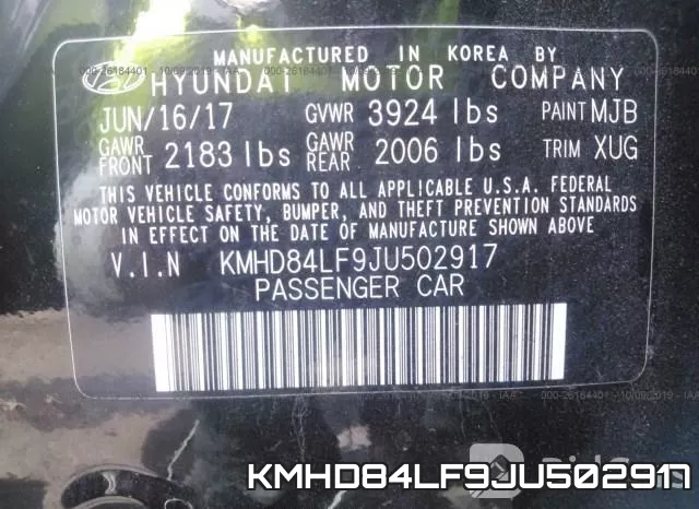 KMHD84LF9JU502917 фото 10
