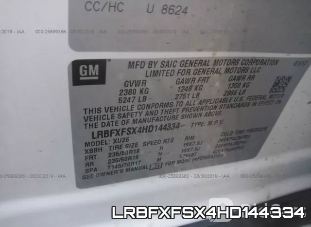 LRBFXFSX4HD144334 фото 10