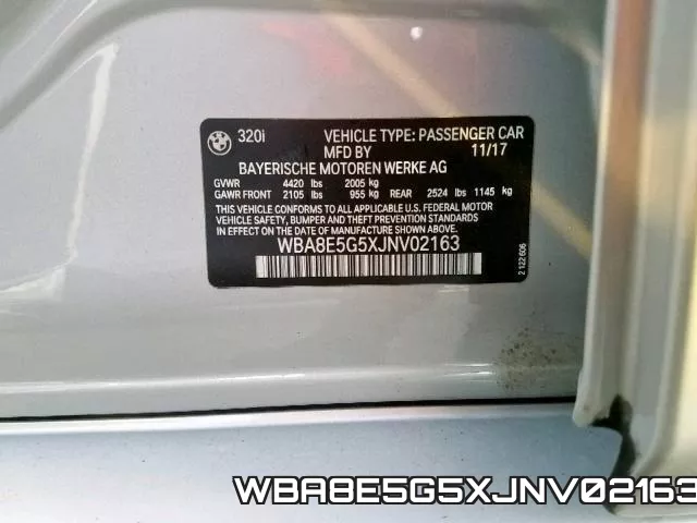 WBA8E5G5XJNV02163 фото 2