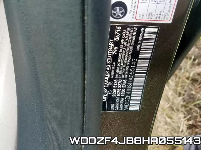 WDDZF4JB8HA055143 фото 2