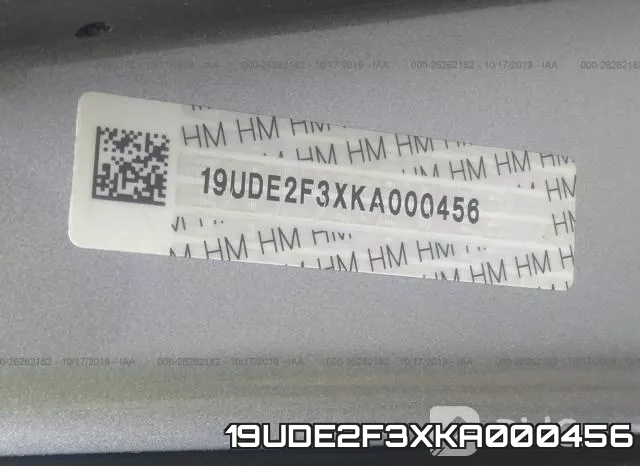 19UDE2F3XKA000456 фото 10