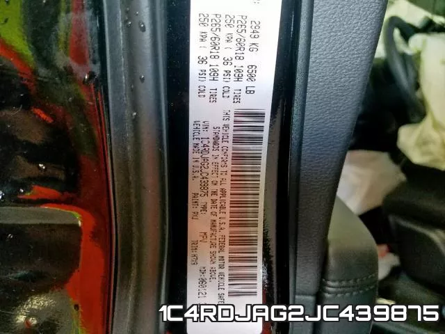 1C4RDJAG2JC439875 фото 2