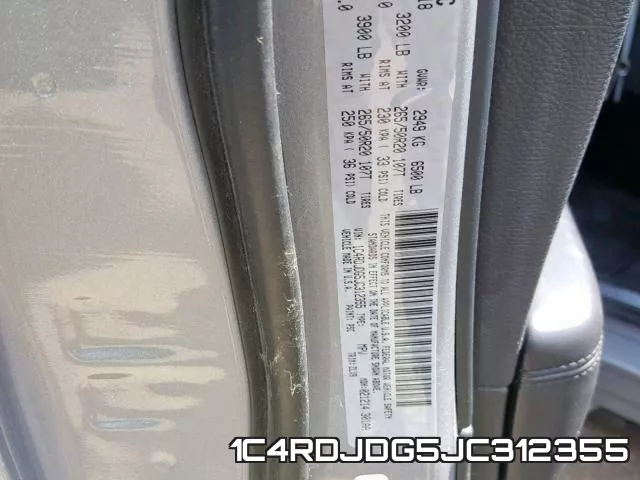 1C4RDJDG5JC312355 фото 2