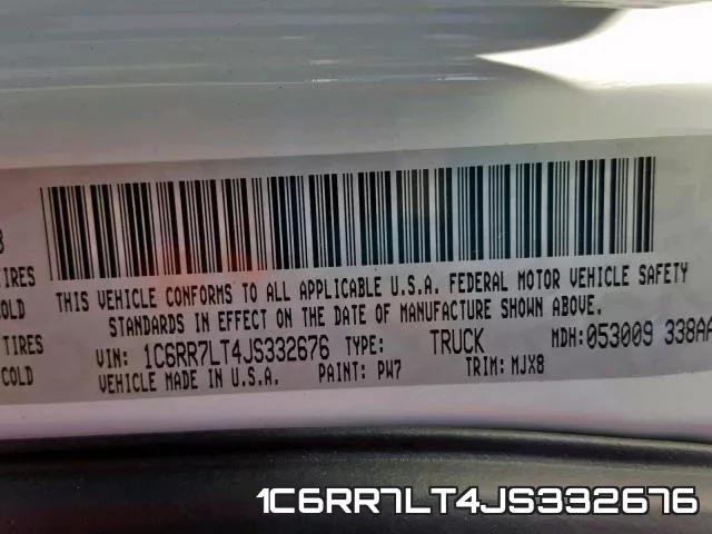 1C6RR7LT4JS332676 фото 2