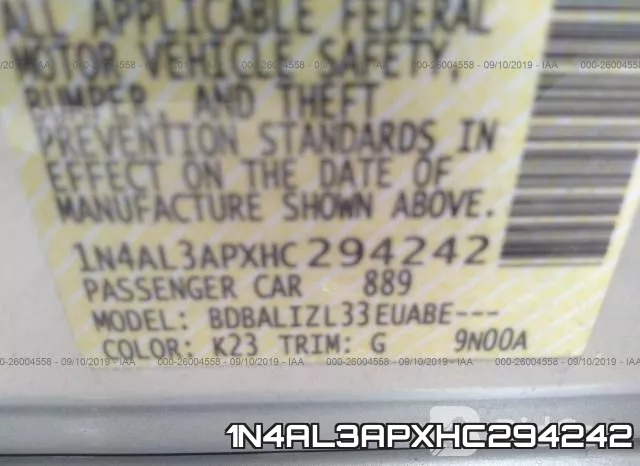 1N4AL3APXHC294242 фото 10