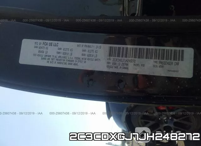 2C3CDXGJ7JH248272 фото 10