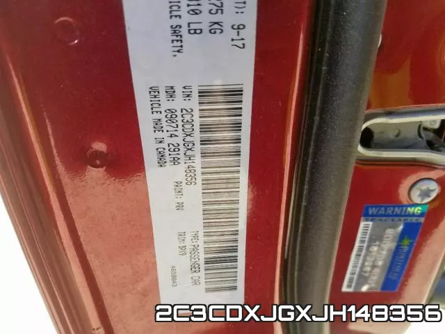 2C3CDXJGXJH148356 фото 2