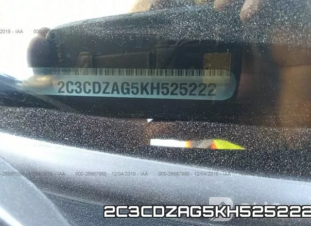 2C3CDZAG5KH525222 фото 10