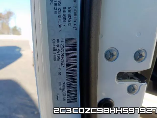 2C3CDZC98HH597927 фото 2