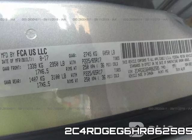 2C4RDGEG6HR862585 фото 10