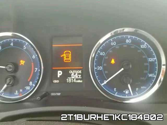 2T1BURHE7KC184802 фото 9