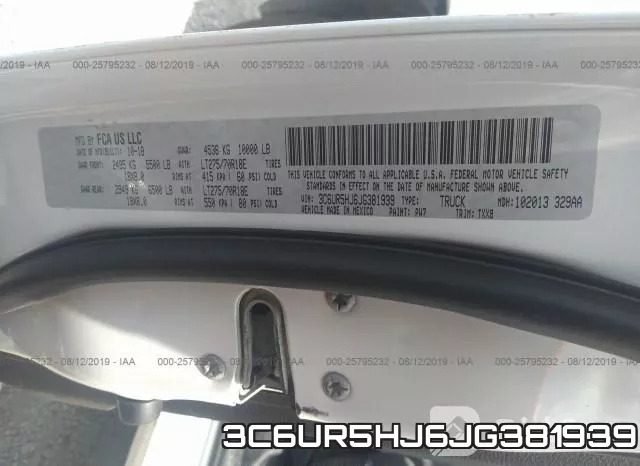 3C6UR5HJ6JG381939 фото 10