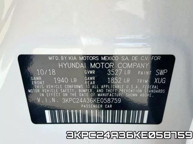 3KPC24A36KE058759 фото 2