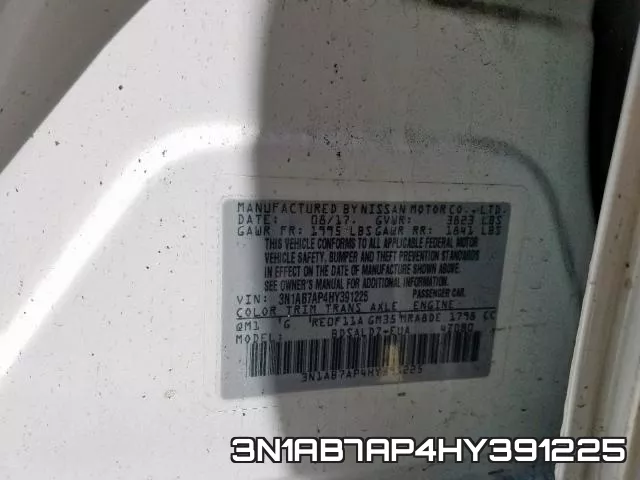 3N1AB7AP4HY391225 фото 2