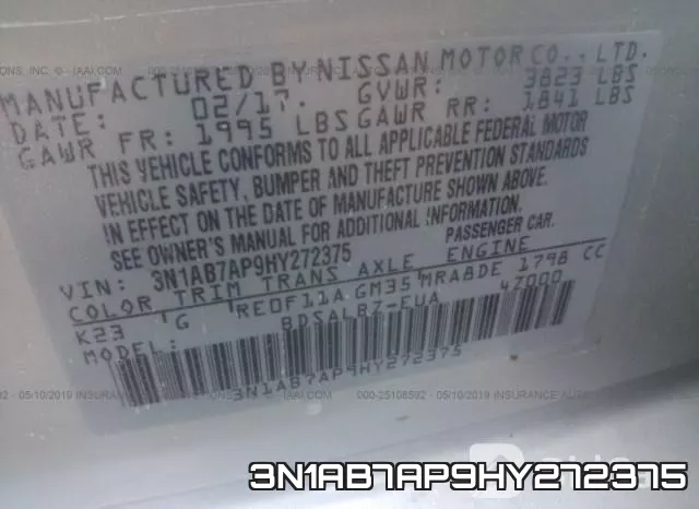 3N1AB7AP9HY272375 фото 10