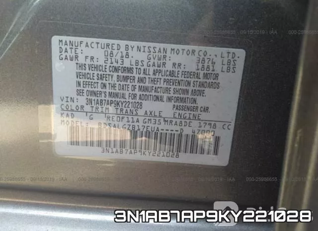 3N1AB7AP9KY221028 фото 10