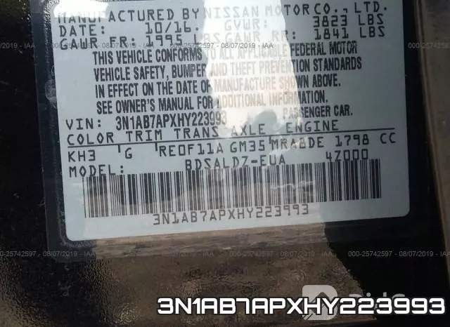 3N1AB7APXHY223993 фото 10