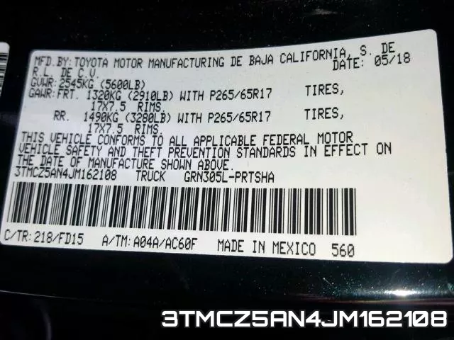 3TMCZ5AN4JM162108 фото 2