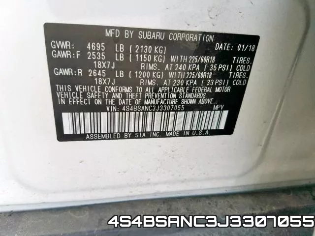4S4BSANC3J3307055 фото 2