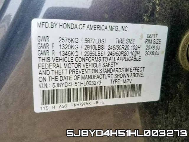 5J8YD4H51HL003273 фото 2