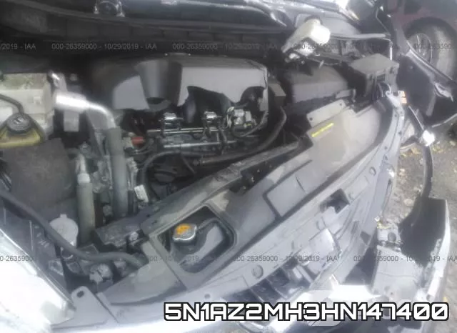 5N1AZ2MH3HN147400 фото 2