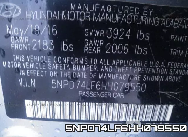 5NPD74LF6HH079550 фото 10