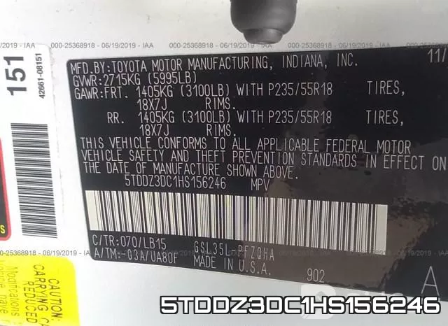 5TDDZ3DC1HS156246 фото 10
