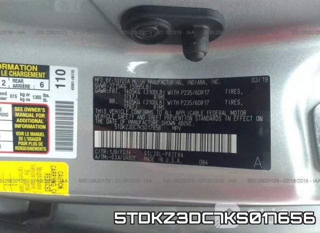 5TDKZ3DC7KS017656 фото 10