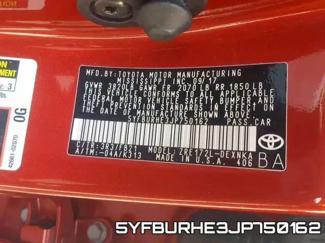 5YFBURHE3JP750162 фото 2