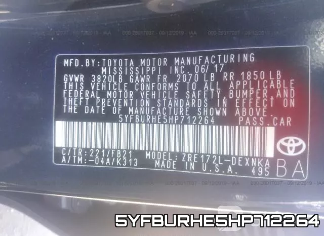 5YFBURHE5HP712264 фото 7