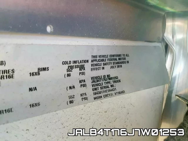 JALB4T176J7W01253 фото 2