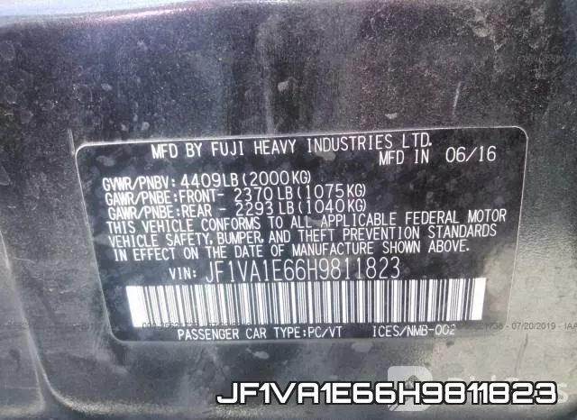 JF1VA1E66H9811823 фото 10