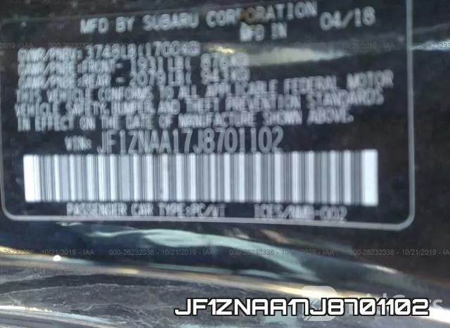 JF1ZNAA17J8701102 фото 9