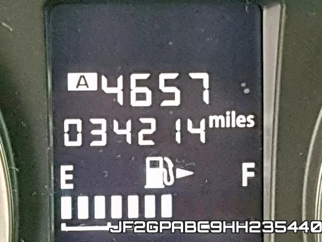 JF2GPABC9HH235440 фото 9