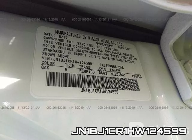 JN1BJ1CR1HW124599 фото 10