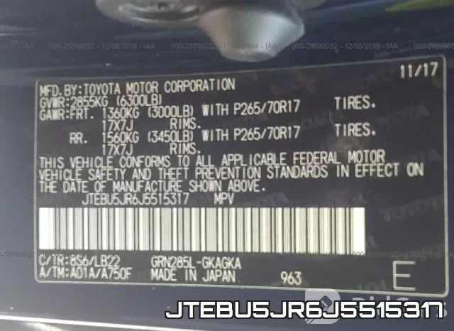 JTEBU5JR6J5515317 фото 10