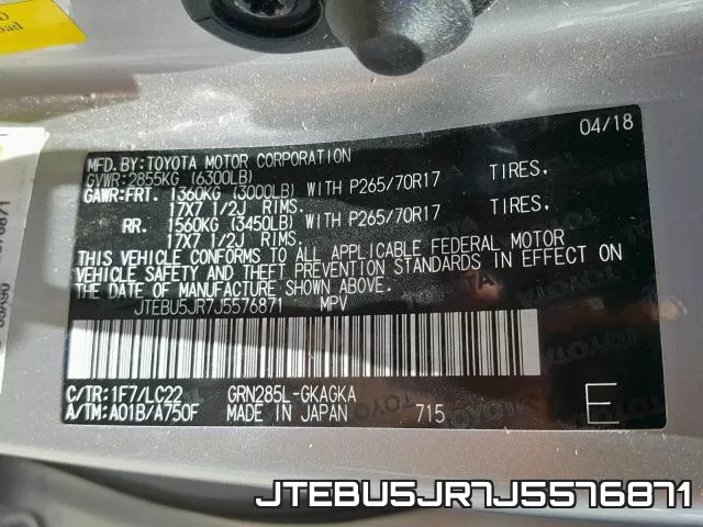 JTEBU5JR7J5576871 фото 2
