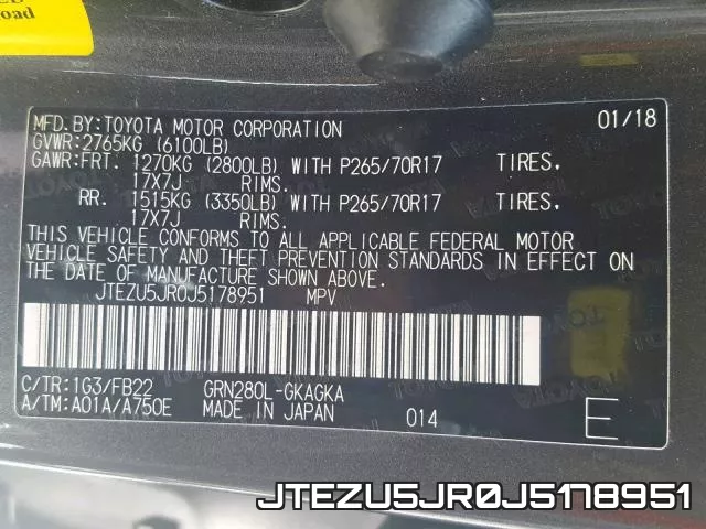 JTEZU5JR0J5178951 фото 2