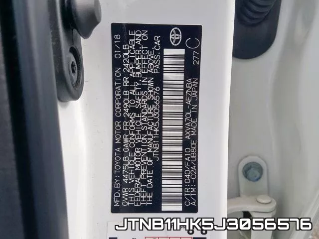 JTNB11HK5J3056576 фото 2